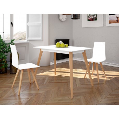 Conjunto mesa y sillas de cocina madera fabricación nacional