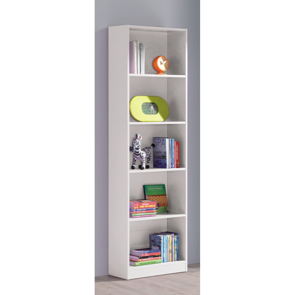 Estanteria seis baldas Children en blanco artik 180 cm(alto)52 cm