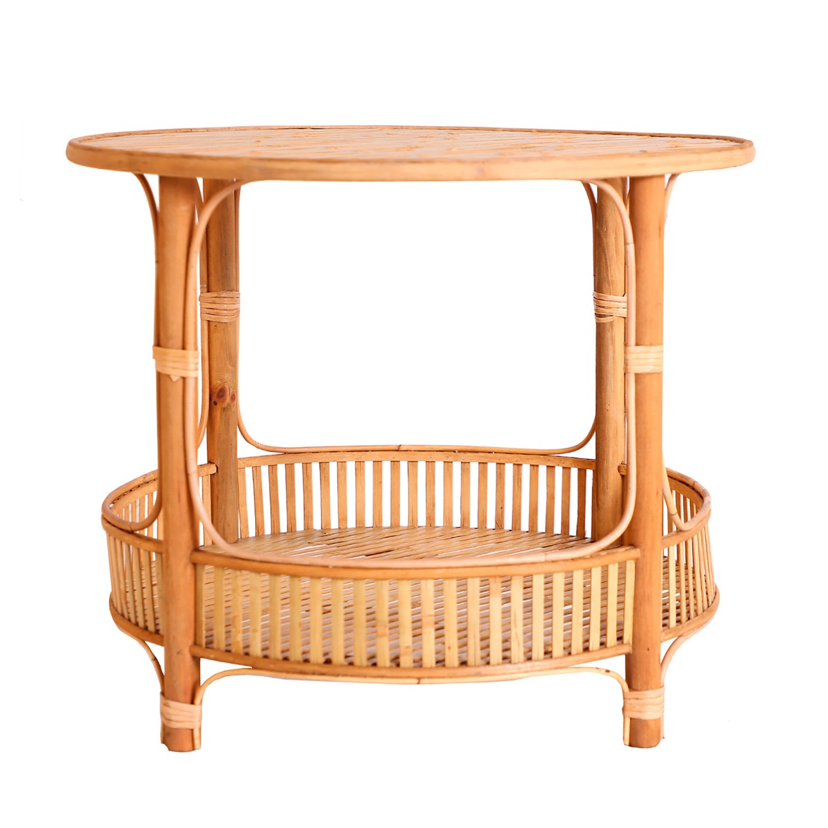 MESA AUXILIAR ARTEAGA bambu natural pequeña