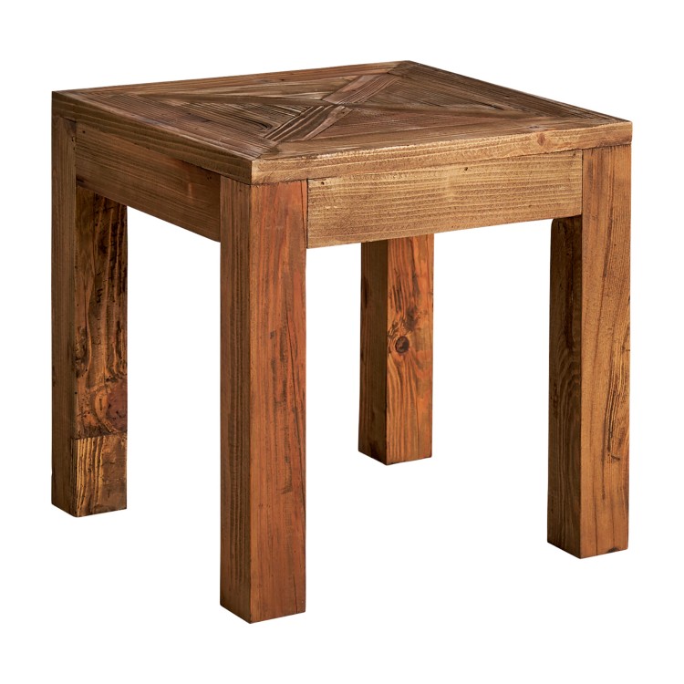 MESA AUXILIAR MENS cuadrada en madera