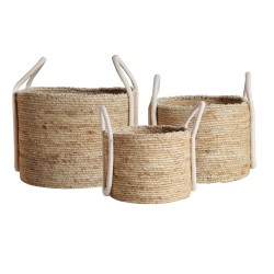 CESTO J/3 WICA fibra natural boho