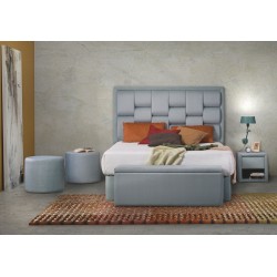 Cabecero de cama tapizado con forma Firenze